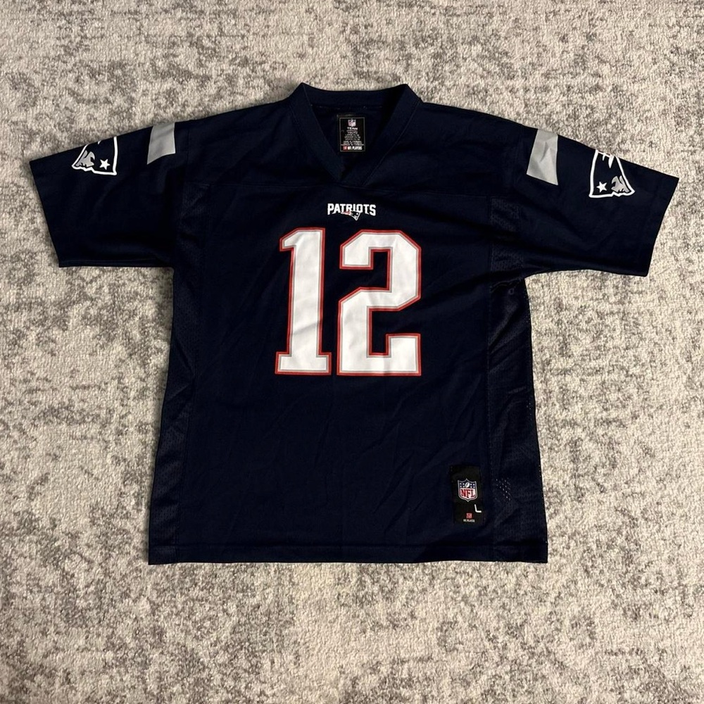 Youth Large NFL Tom Brady New England Patriots Jersey